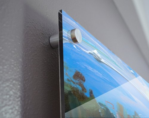 Tanzende Wiese – Abstraktes Landschaftsbild in Impasto-Optik, Kunstdruck