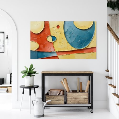 Fractured Bloom — Circles, Arcs and Bands of Colour, fine art print