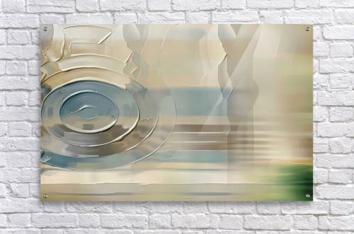 Loops Without Exit — Infinite Spiral Race and the Illusion of a Destination, fine art print