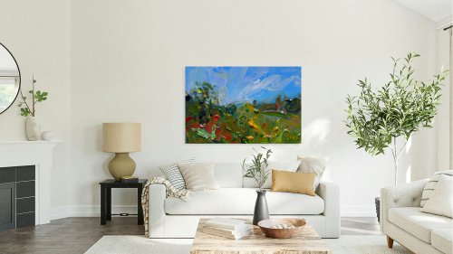 Chœur d'été — Une prairie en pleine voix d'été, tirage d'art